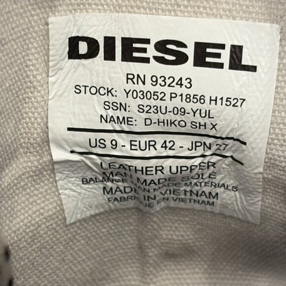 Diesel D Hiko SH X Shoes in Leather & Robber - Picture 16 of 16